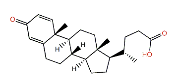 3-Oxochol-1,4-dien-24-oic acid
